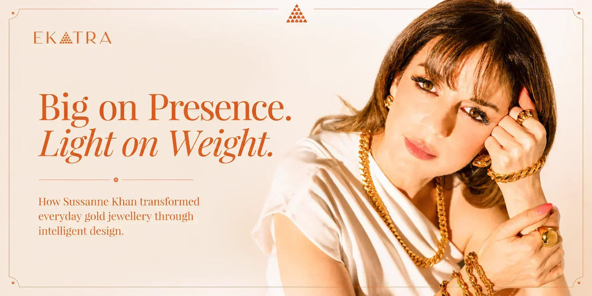 Weightless Volume: How Sussanne Khan Redefined Indian Gold Architecture