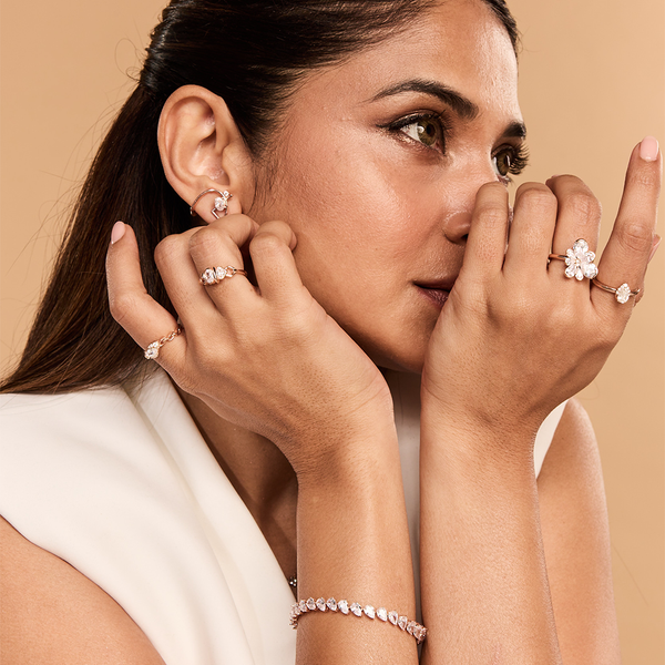 Couture Apple Pear Solitaire Diamond Ring | 1.02 Diamond Carat