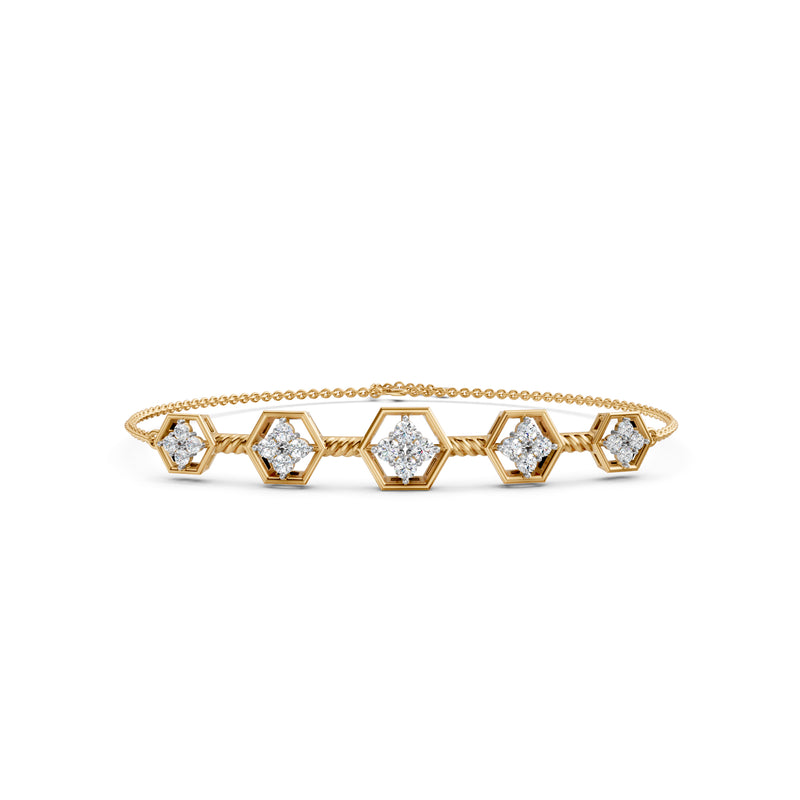 Diamond Diaries Nexus Frame Diamond Bracelet