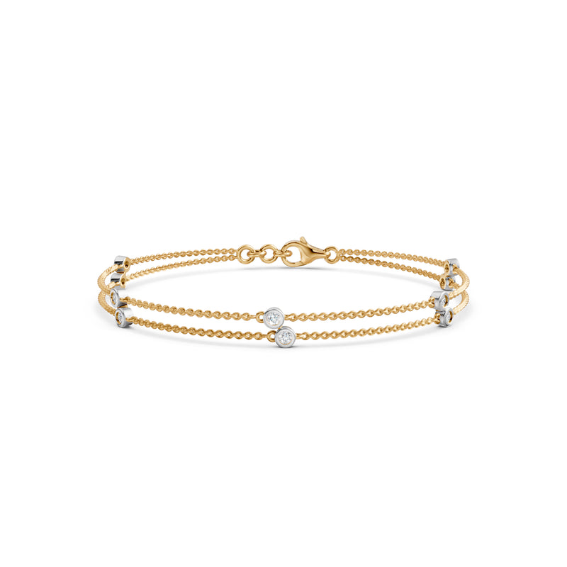 Diamond Diaries Layered Orbit Diamond Bracelet