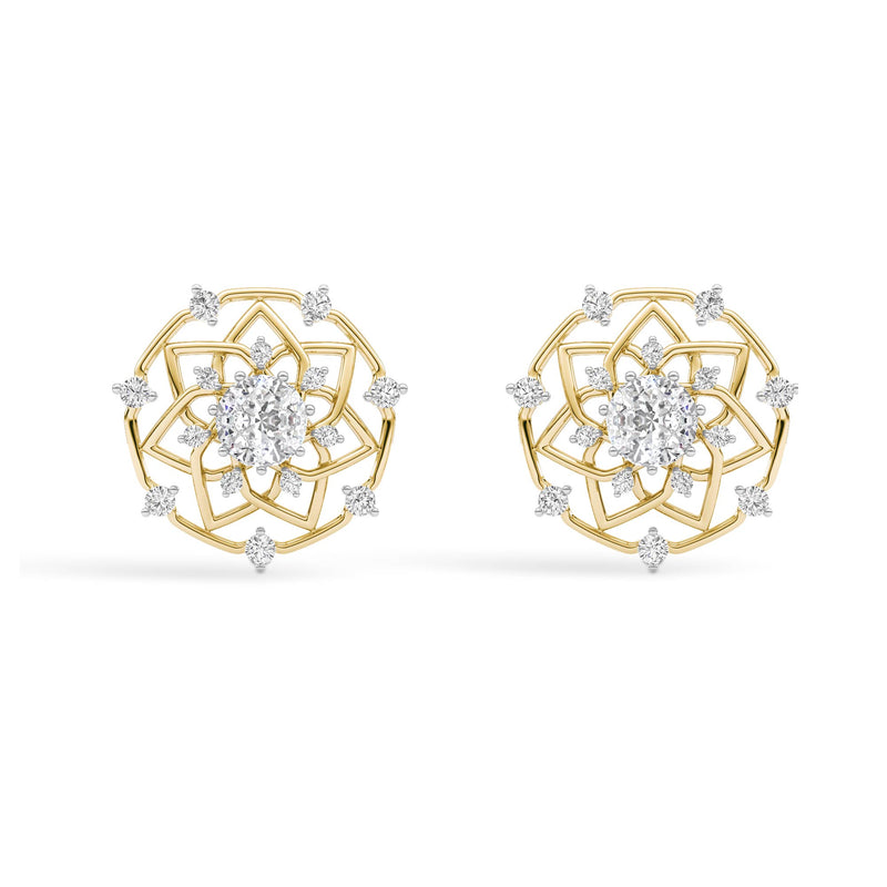 Sacred Geometry Aura Symmetry Earrings