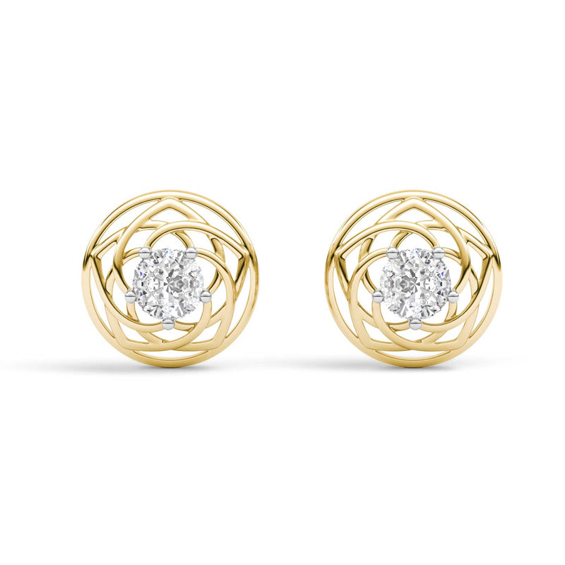 Sacred Geometry Presence Vector Studs
