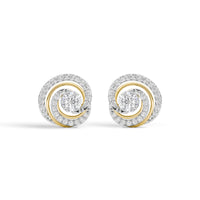 Universe In Motion Solitaire Diamond Earring