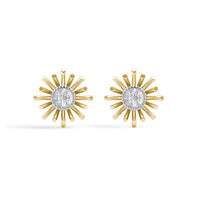 Universe In Motion Solitaire Diamond Earring