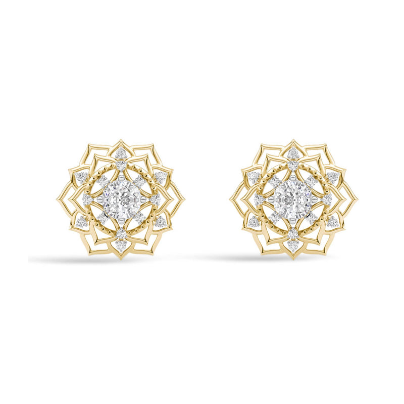 Chakras Alignment Halo Studs