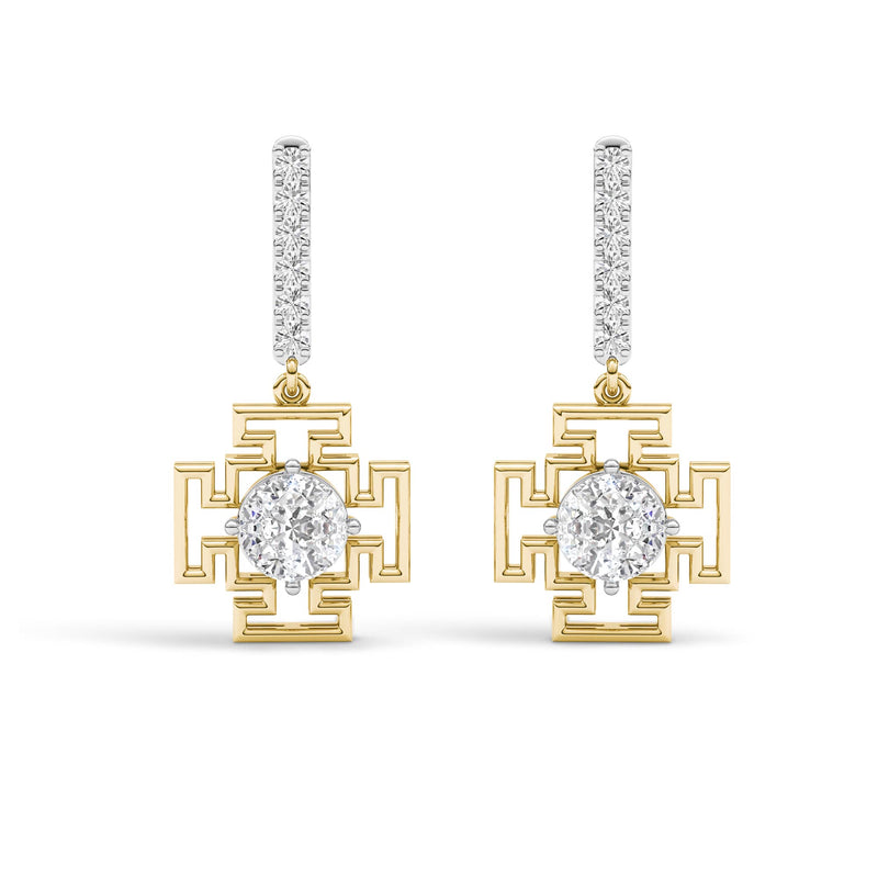 Sacred Geometry Harmony Prism Studs