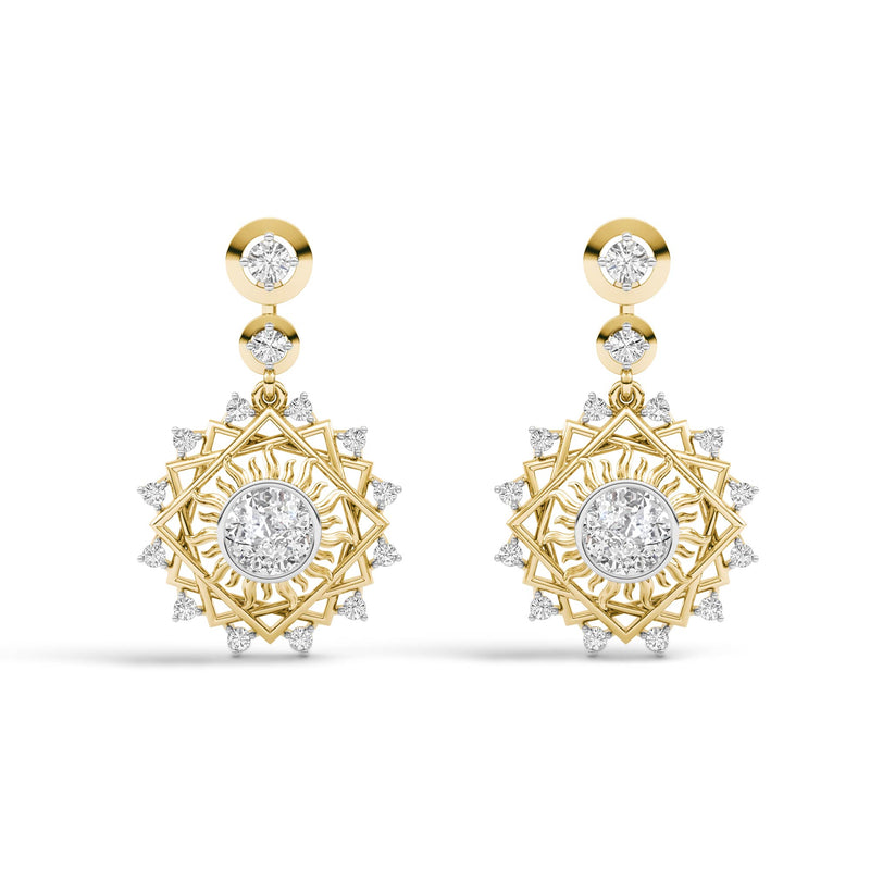 Sacred Geometry Infinite Vault Studs