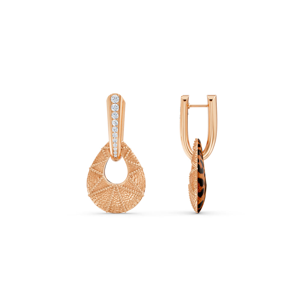 Rose - BIS hallmarked gold earrings by Ekatra Jewels
