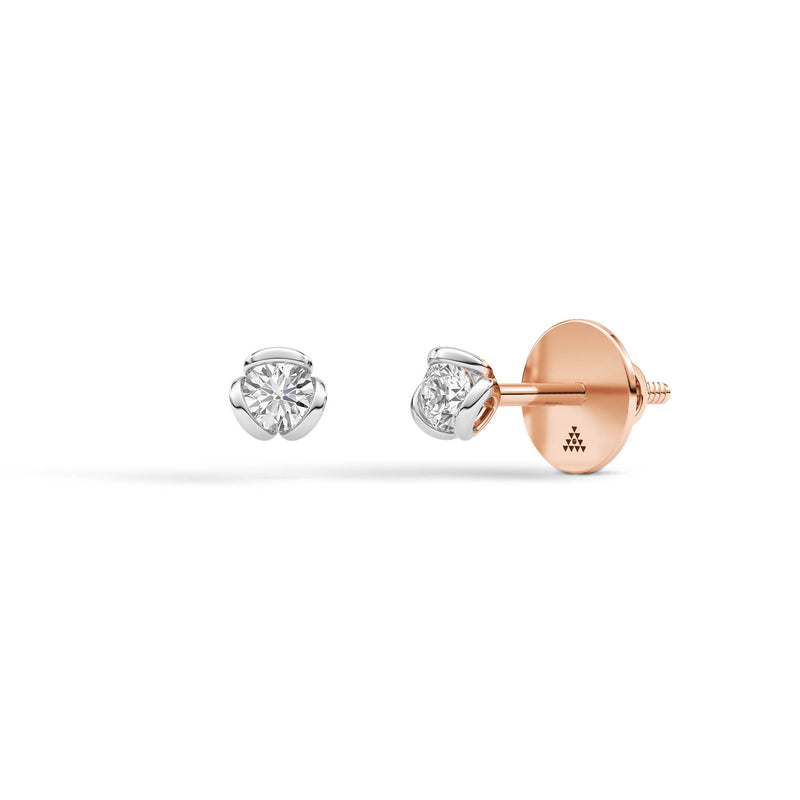 Diamond Diaries Trillium Veil Stud Earrings
