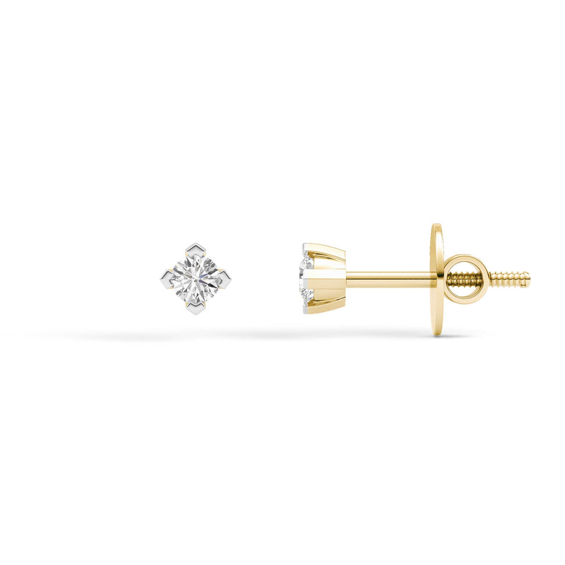 Diamond Diaries Apex Ridge Stud Earrings