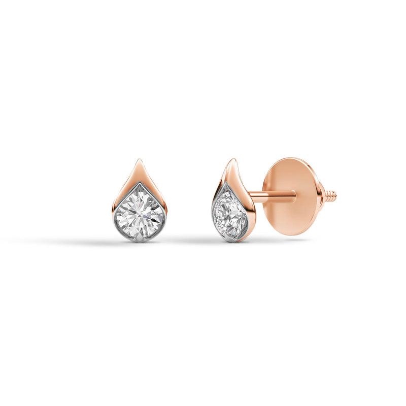Diamond Diaries Ether Dew Stud Earrings