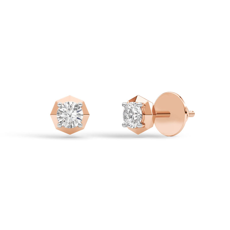 Diamond Diaries Aura Cell Stud Earrings
