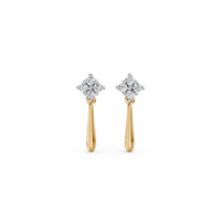 Diamond Diaries Glide Arc Drop Earrings