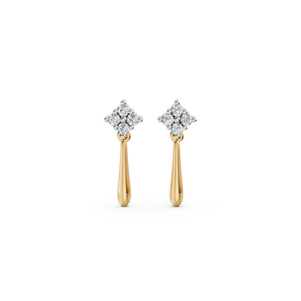 Diamond Diaries Glide Arc Drop Earrings