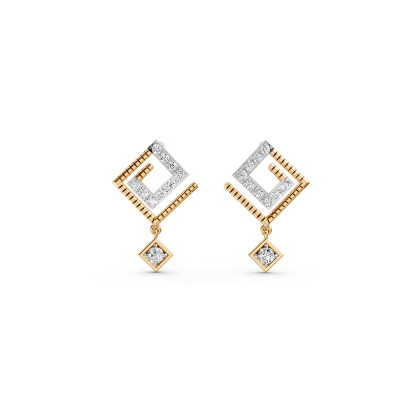 Diamond Diaries Vortex Cascade Drop Earrings