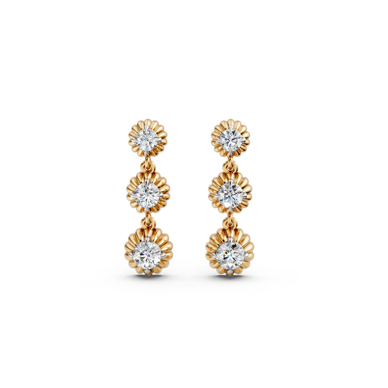 Diamond Diaries Vector Glide Drop Earrings
