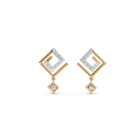 Diamond Diaries Aura Arch Hoop Earrings