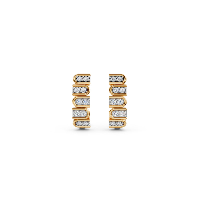 Diamond Diaries Divine Halo Drop Earrings