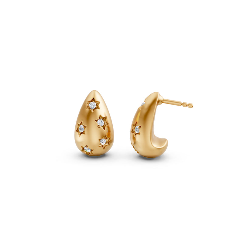 Oh My Gold Infinite Floating Earrings | 0.29 Diamond Carat