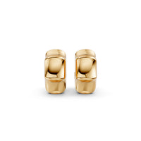 Oh My Gold Lattice Hoop Earrings