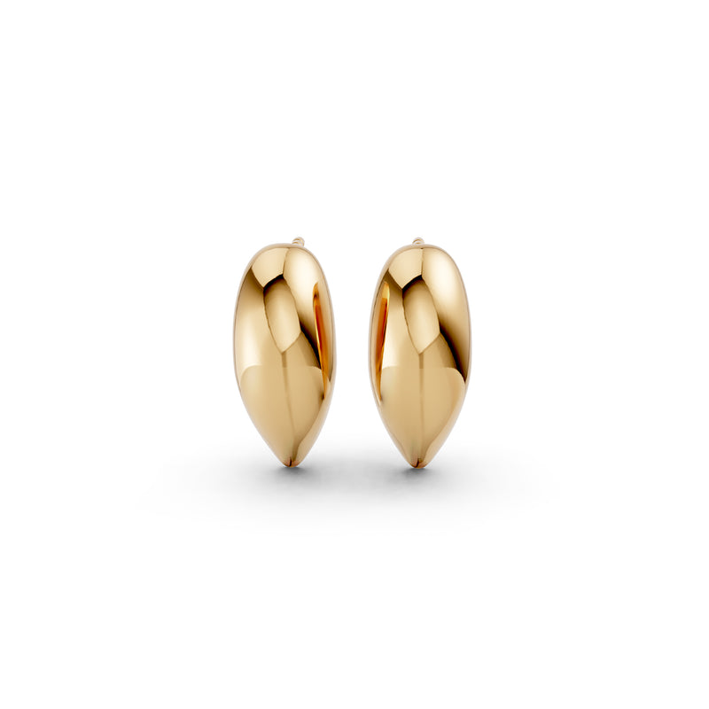 Oh My Gold Infinity Coil Earrings