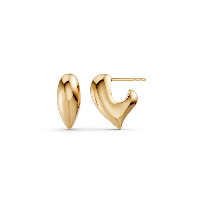 Oh My Gold Infinity Coil Earrings