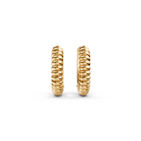 Oh My Gold Stacked Eternity Earrings