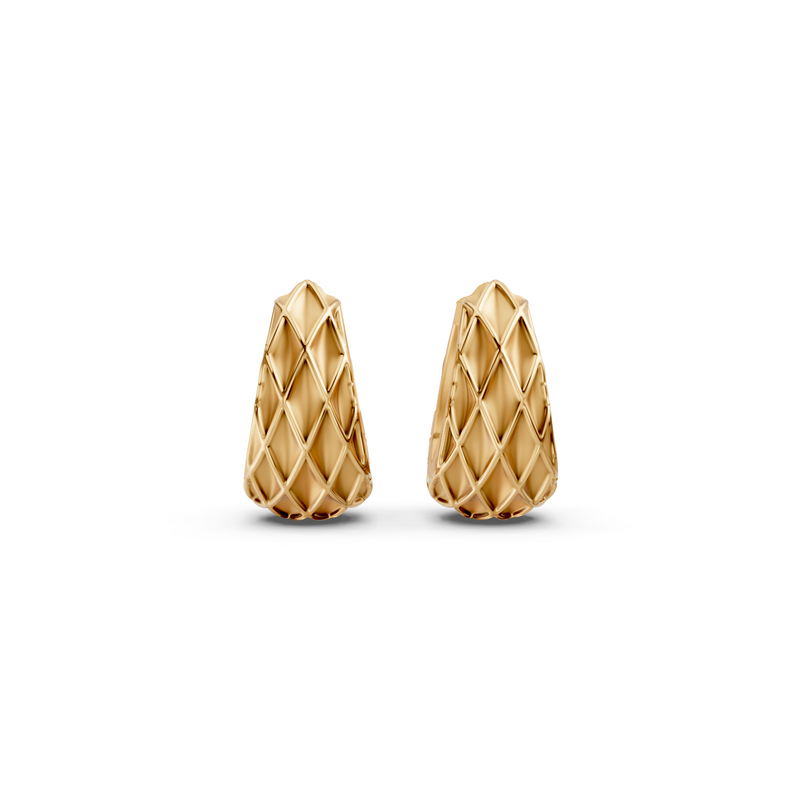 Oh My Gold Petal Marquise Wrap Earrings