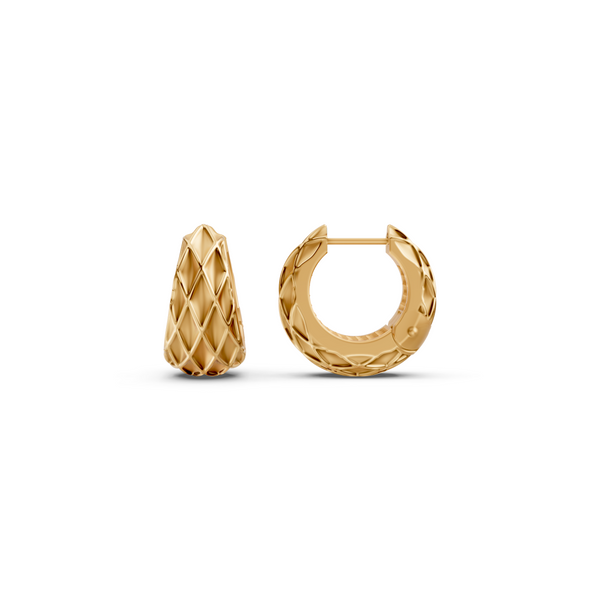 Oh My Gold Petal Marquise Wrap Earrings