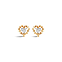 Heart Shaped Lab Grown Diamond Earring | Lightweight | Ekatra