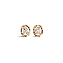 Oval Solitaire Diamond Earrings | (1.50 ct) | Ekatra Jewels