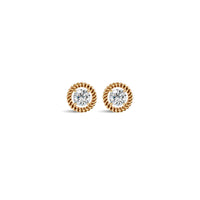Round Solitaire Diamond Earrings | (0.50 ct) | Ekatra Jewels