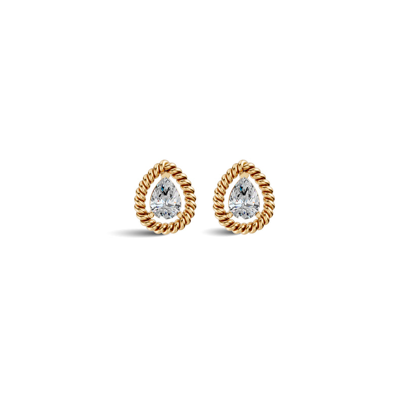 Pear Solitaire Diamond Earrings | (1.50 ct) | Ekatra Jewels