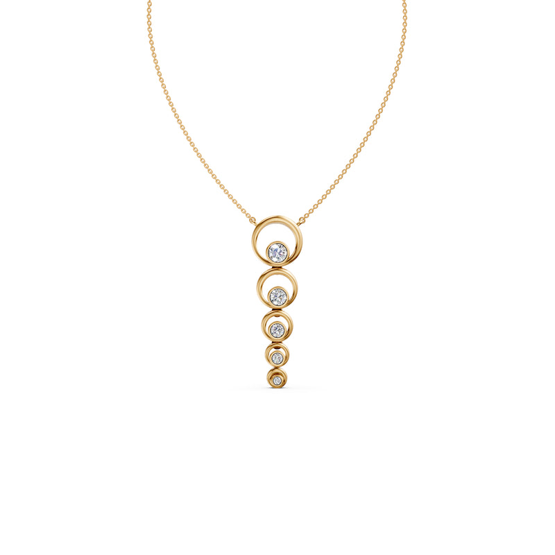 Diamond Diaries Lunar Glide Diamond Necklace