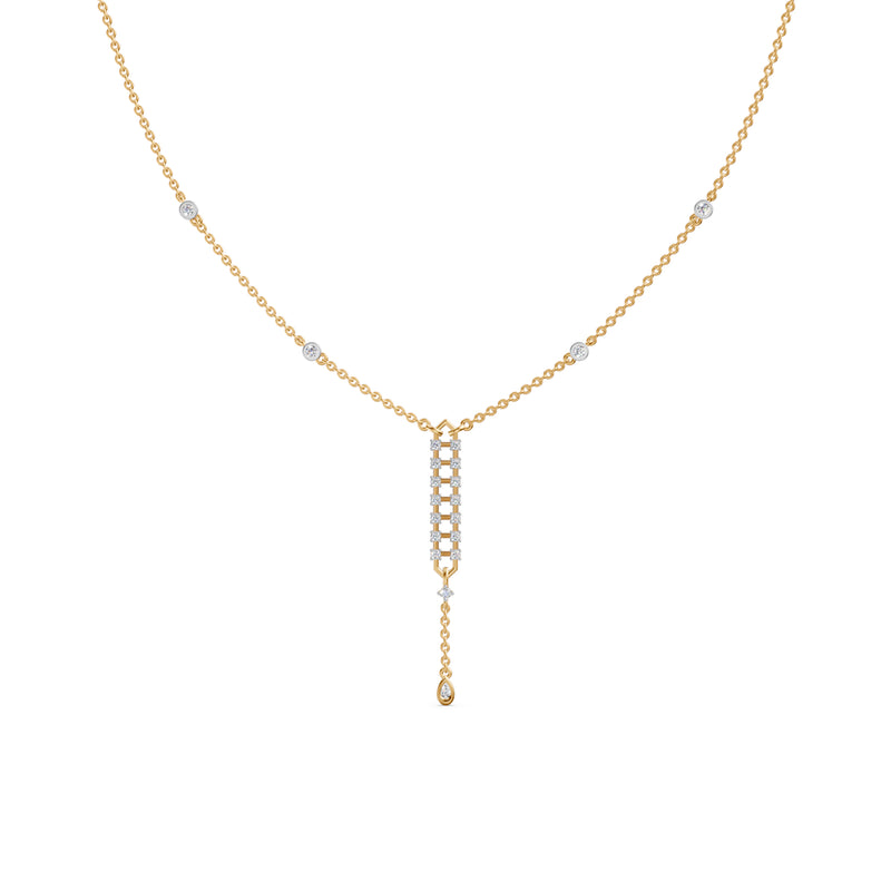 Diamond Diaries Axis Drift Diamond Necklace