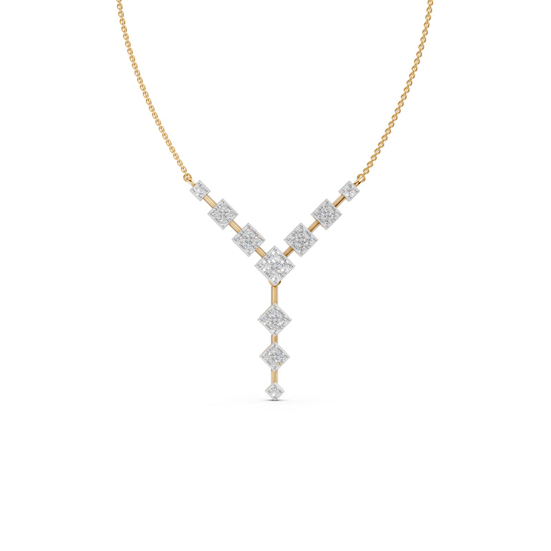 Diamond Diaries Stellar Prism Diamond Necklace
