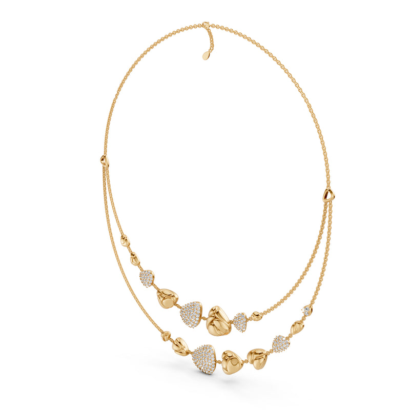 Oh My Gold Twisted Layer Necklace