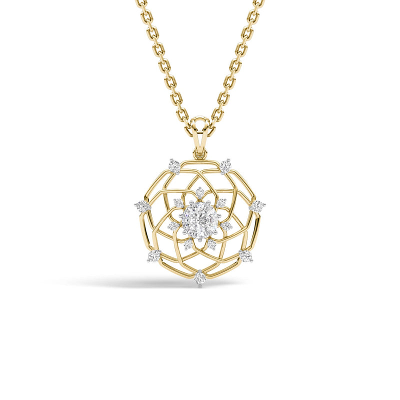Sacred Geometry Awakening Meridian Pendant
