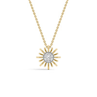 Universe In Motion Solitaire Diamond Pendant