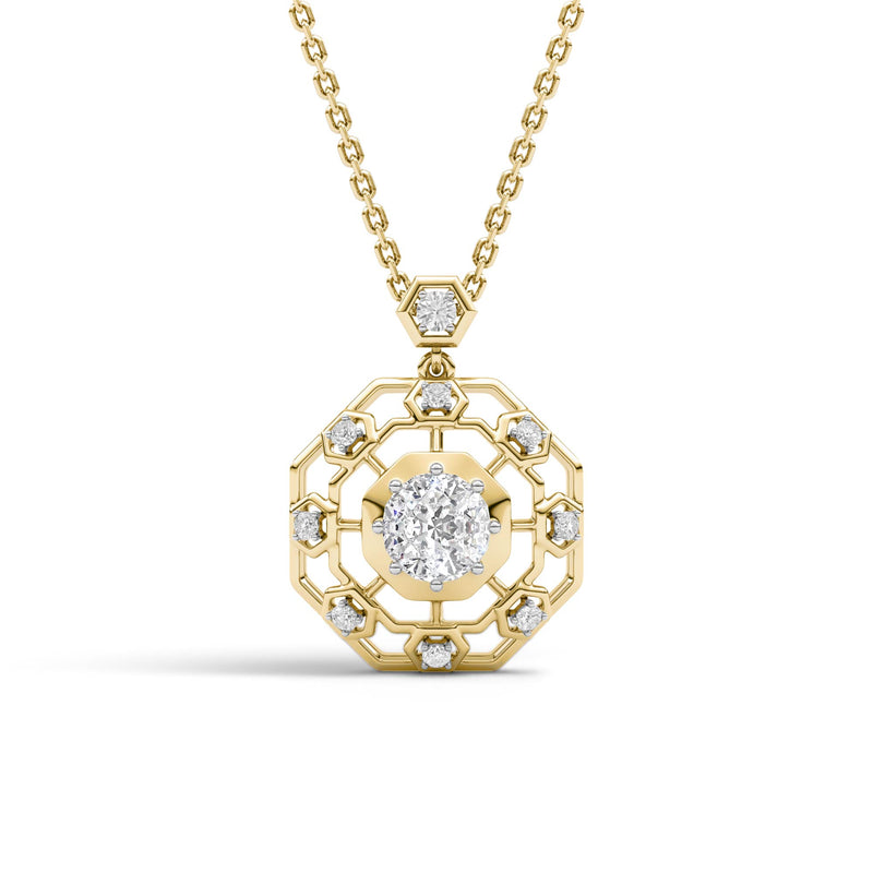 Sacred Geometry Harmony Axis Pendant
