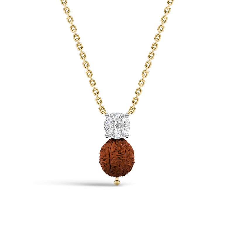 Divine Roots Solitaire Diamond Pendant