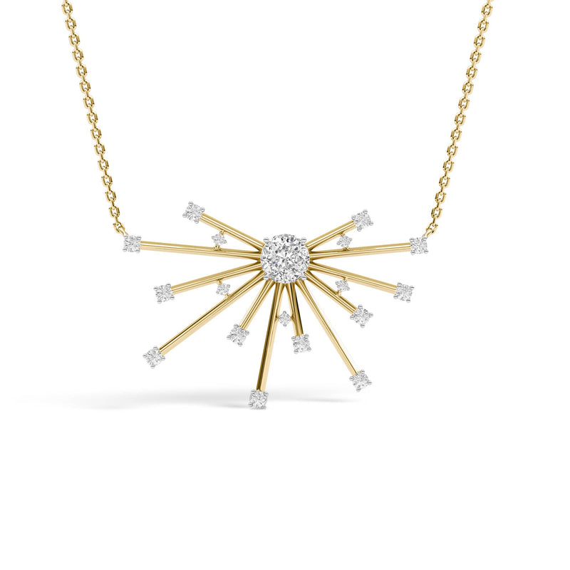 Universe In Motion Solitaire Diamond Pendant