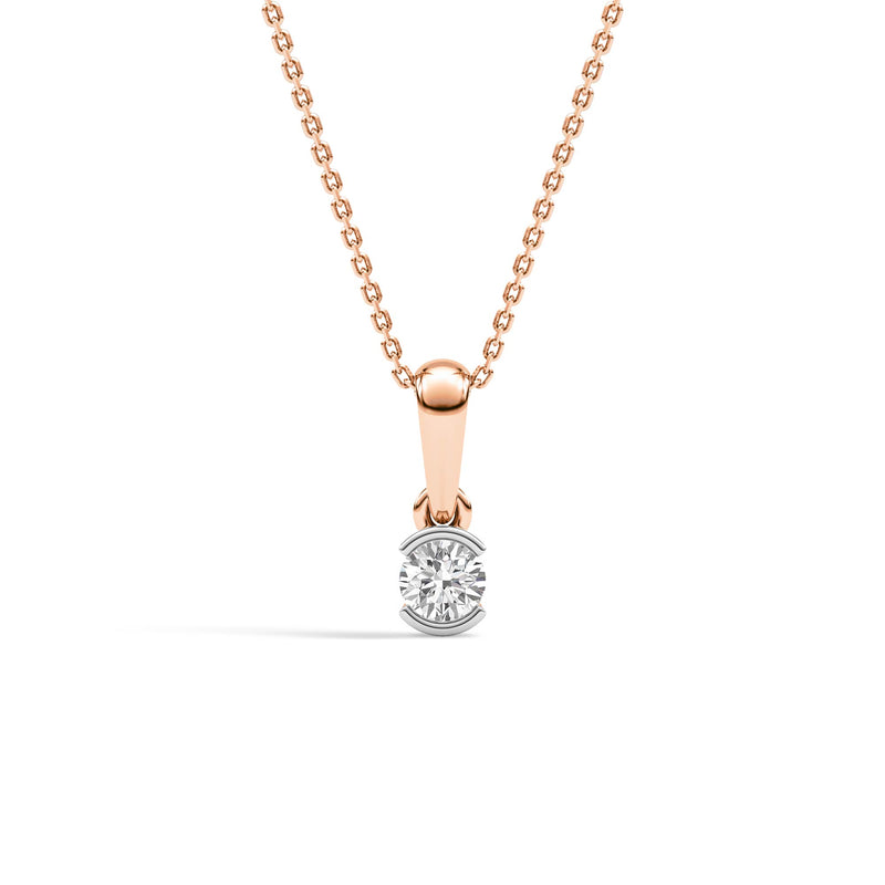 Diamond Diaries Ethereal Horizon Solitaire Pendant