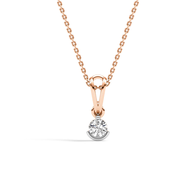 Diamond Diaries Zenith Drift Solitaire Pendant