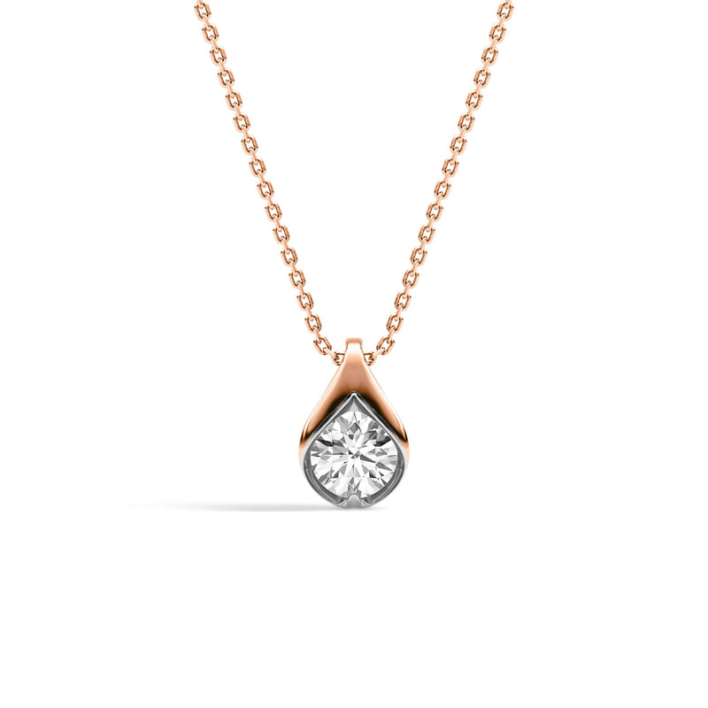 Diamond Diaries Gravity Glow Solitaire Pendant