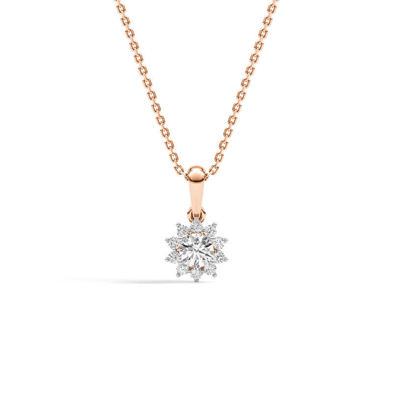 Diamond Diaries Starfield Swarm Solitaire Pendant