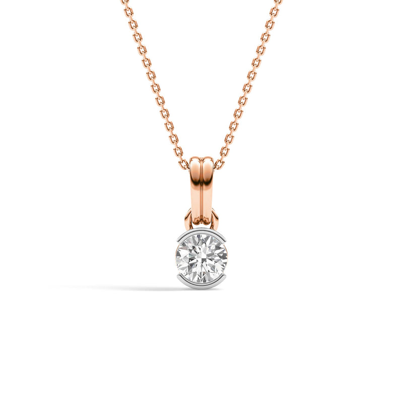 Diamond Diaries Lunar Tide Solitaire Pendant