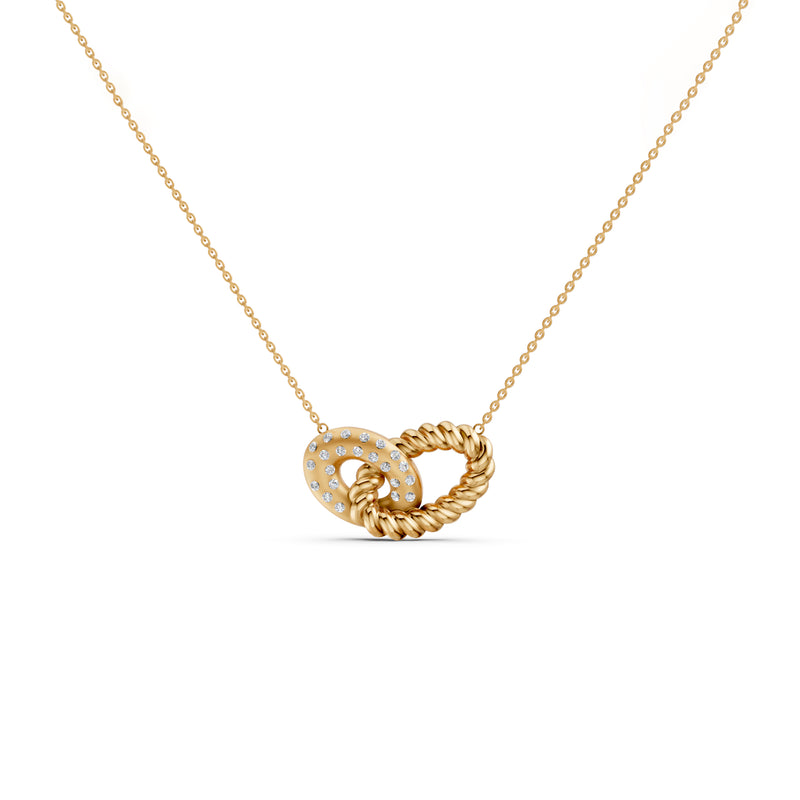 Oh My Gold Vector Flux Pendant