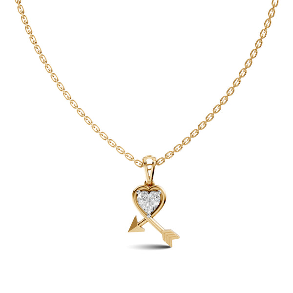 Heart Shaped Lab Grown Diamond Earring | Lightweight | Ekatra