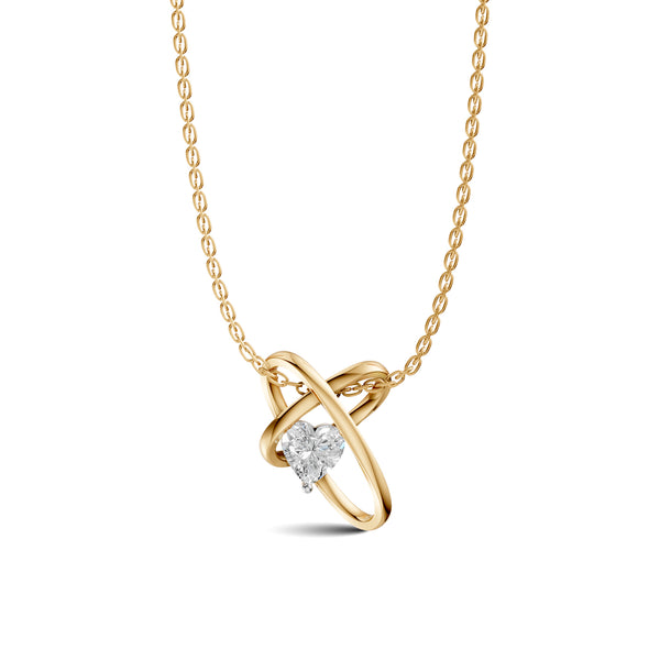 Heart Shaped Lab Grown Diamond Earring | Lightweight | Ekatra